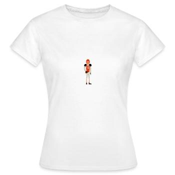 Ballsport - Frauen T-Shirt - Weiß - Vorne - AI Model Female 172 dark (172cm)