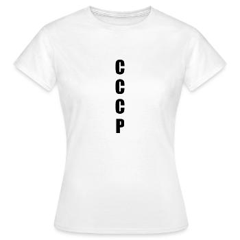 Soviet Union, СССР - Women's T-Shirt - white - Front - AI Model Female 172 dark (172cm)