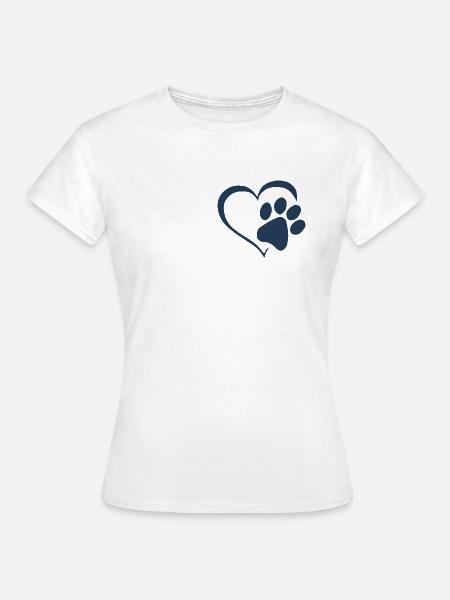 chihuahua paw - Frauen T-Shirt - Weiß