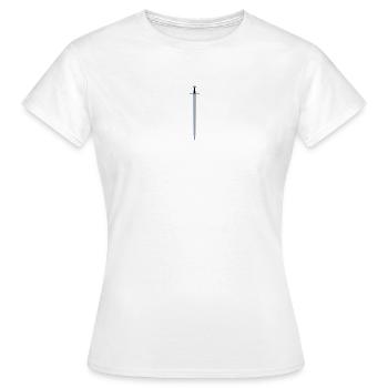 Épée - T-shirt Femme - blanc - Devant - AI Model Female 172 dark (172cm)