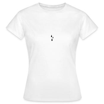 tears - Women's T-Shirt - white - Front - AI Model Female 172 dark (172cm)