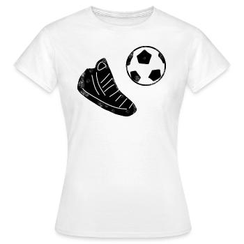 Chaussures Sport - T-shirt Femme - blanc - Devant - AI Model Female 172 dark (172cm)