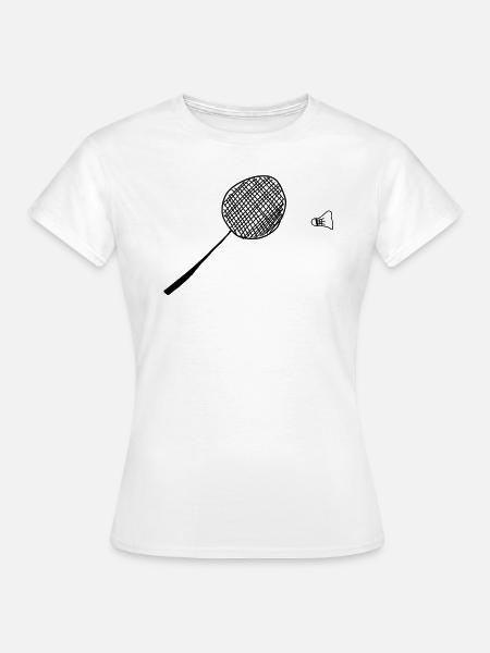 Tennis Federball - Frauen T-Shirt - Weiß