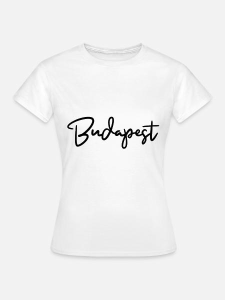 Budapest - Frauen T-Shirt - Weiß