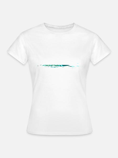 striche linien - Frauen T-Shirt - Weiß
