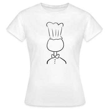 Cuisiner Cuisiner - T-shirt Femme - blanc - Devant - AI Model Female 172 dark (172cm)