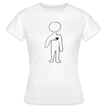 Santé Corps - T-shirt Femme - blanc - Devant - AI Model Female 172 dark (172cm)