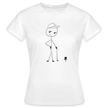 Sport Golf - Frauen T-Shirt - Weiß - Vorne - AI Model Female 172 dark (172cm)