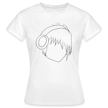 manga anime - Frauen T-Shirt - Weiß - Vorne - AI Model Female 172 dark (172cm)