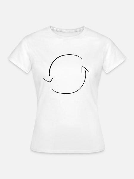 kreislauf kreis - Frauen T-Shirt - Weiß