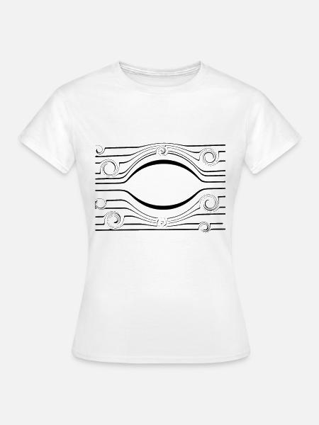 Auge abstrakt - Frauen T-Shirt - Weiß