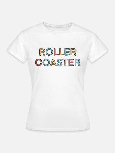 Achterbahn - Frauen T-Shirt - Weiß