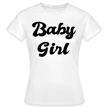 Baby Girl - Frauen T-Shirt - Weiß - Vorne - AI Model Female 172 dark (172cm)