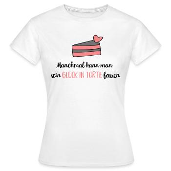 TORTE - Frauen T-Shirt - Weiß - Vorne - AI Model Female 172 dark (172cm)