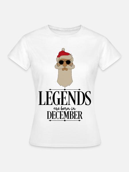 Geburtsmonat Dezember - Frauen T-Shirt - Weiß