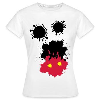 Mouse taches - T-shirt Femme - blanc - Devant - AI Model Female 172 dark (172cm)