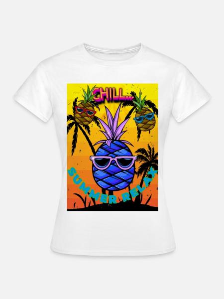 Chill Sommer Relax - Frauen T-Shirt - Weiß