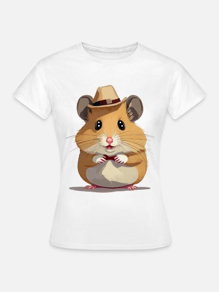Hamster - Frauen T-Shirt - Weiß
