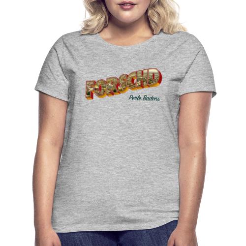 Forschd - Perle Badens - Vintage-Logo mit Luftbild - Frauen T-Shirt