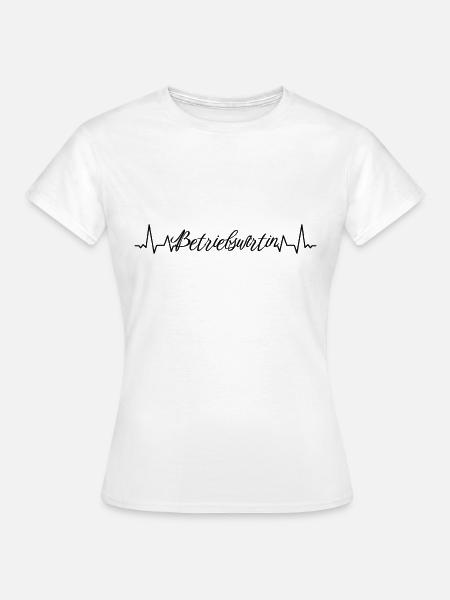 BWL Herzschlag Betriebswirtin - Frauen T-Shirt - Weiß