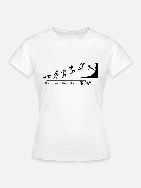 Inline-Skating Rollerskates Wochenende-Skater - Frauen T-Shirt - Weiß