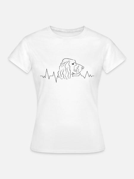 Hunderasse Englisch Springer-Spaniel - Frauen T-Shirt - Weiß
