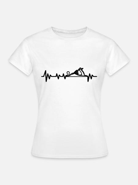 Handwerker Zimmermann-Holzarbeit Zimmerer - Frauen T-Shirt - Weiß