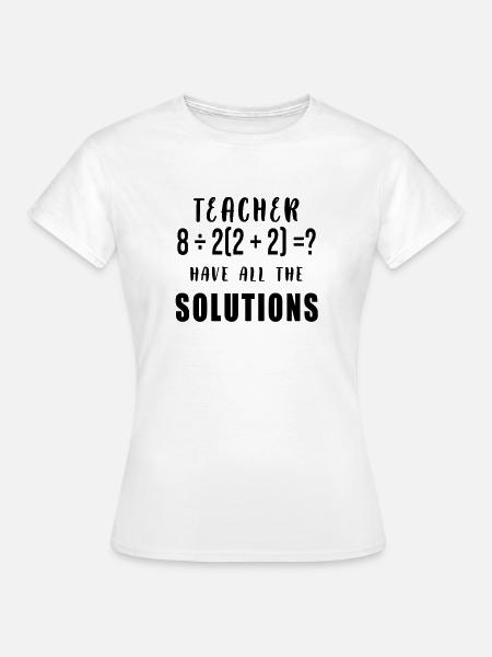 Physik, Biologie, Chemie Naturwissenschaften - Frauen T-Shirt - Weiß