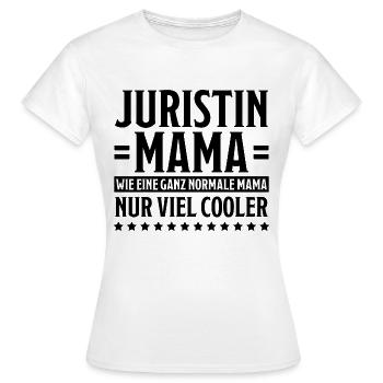 Juristin Beruf Lustige Spruch Jurist Jura Geschenk - Frauen T-Shirt - Weiß - Vorne - AI Model Female 172 dark (172cm)