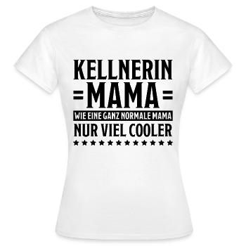 Kellnerin Spruch Kellner Beruf Kellnerin Geschenk - Frauen T-Shirt - Weiß - Vorne - AI Model Female 172 dark (172cm)