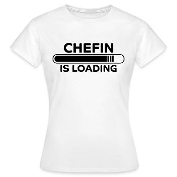 Chefin Spruch Familie Beruf Lustig Chefin Geschenk - Frauen T-Shirt - Weiß - Vorne - AI Model Female 172 dark (172cm)