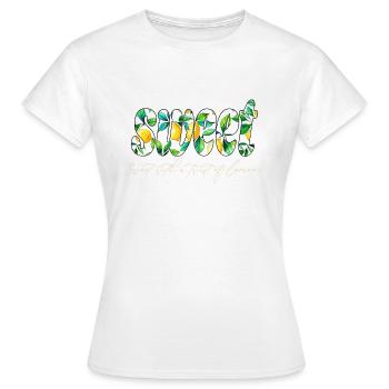 Citron doux - T-shirt Femme - blanc - Devant - AI Model Female 172 dark (172cm)