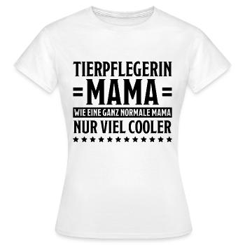 Tierpflegerin Spruch Lustig Tierpflegerin Geschenk - Frauen T-Shirt - Weiß - Vorne - AI Model Female 172 dark (172cm)