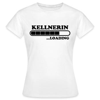 Kellnerin Spruch Kellner Beruf Kellnerin Geschenk - Frauen T-Shirt - Weiß - Vorne - AI Model Female 172 dark (172cm)