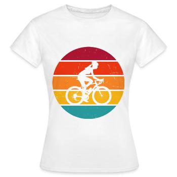 Vélo Vélo VTT Vélo - T-shirt Femme - blanc - Devant - AI Model Female 172 dark (172cm)