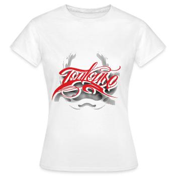 Toulouse - Frauen T-Shirt - Weiß - Vorne - AI Model Female 172 dark (172cm)