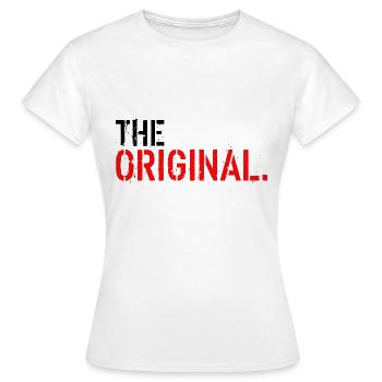 The Original - Women's T-Shirt - white - Front - AI Model Female 172 dark (172cm)