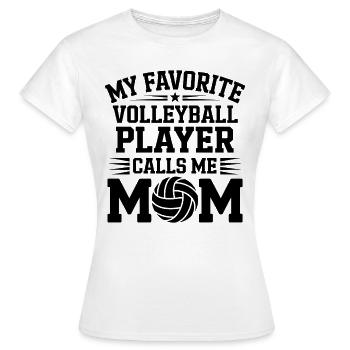 volley-ball dire drôle de cadeau de volley-ball - T-shirt Femme - blanc - Devant - AI Model Female 172 dark (172cm)