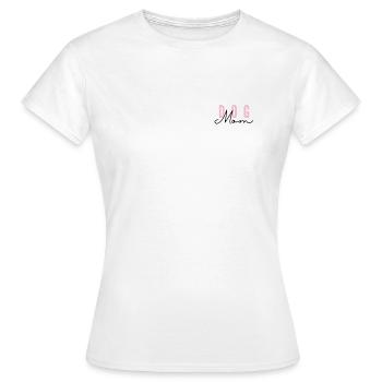 Maman chien rose - T-shirt Femme - blanc - Devant - AI Model Female 172 dark (172cm)