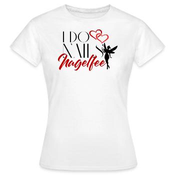 I Do Nails Nail Fairy Nail Design - Women's T-Shirt - white - Front - AI Model Female 172 dark (172cm)