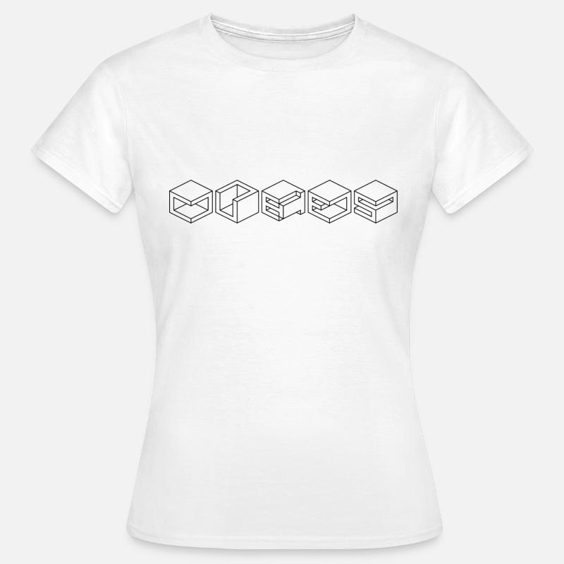 Cubes - Women's T-Shirt - white