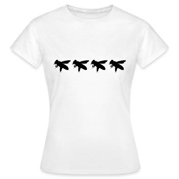 Honigbienen - Frauen T-Shirt - Weiß - Vorne - AI Model Female 172 dark (172cm)