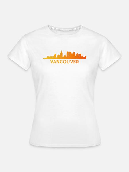 Vancouver skyline, Canada vancouver - Frauen T-Shirt -