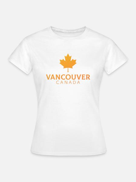 Vancouver Canada flag vancouver - Frauen T-Shirt - Weiß