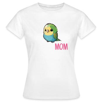Perruche perruche, perruche - T-shirt Femme - blanc - Devant - AI Model Female 172 dark (172cm)