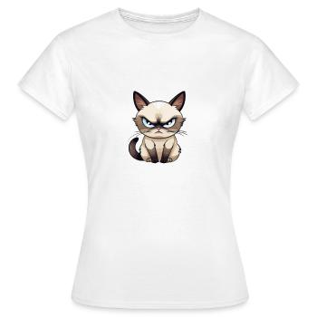 i had my patience tested - Frauen T-Shirt - Weiß - Vorne - AI Model Female 172 dark (172cm)