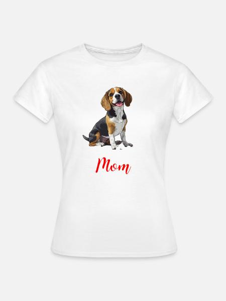 beagle mom beagle - Frauen T-Shirt - 