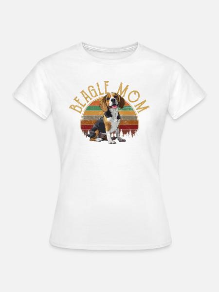 beagle mom beagle - Frauen T-Shirt -