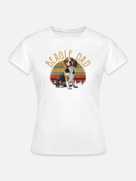 beagle dad beagle - Frauen T-Shirt - 