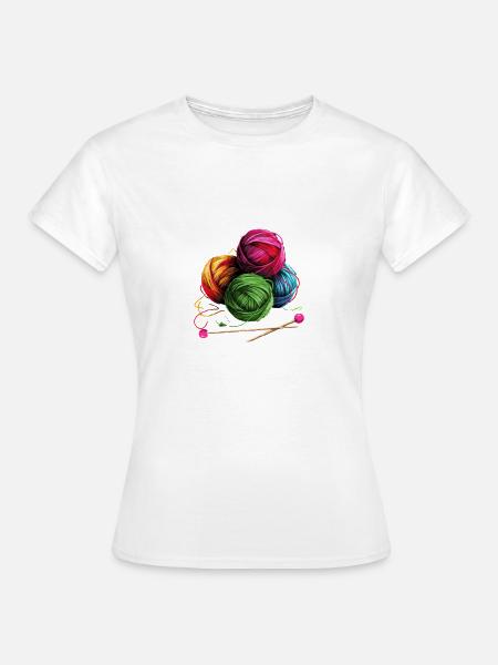 Yarn Knitting - Frauen T-Shirt - 